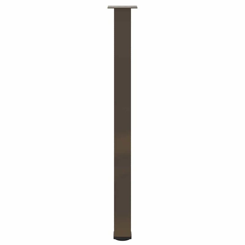 vidaXL 4 db natúr acél bárasztalláb 110-112 cm