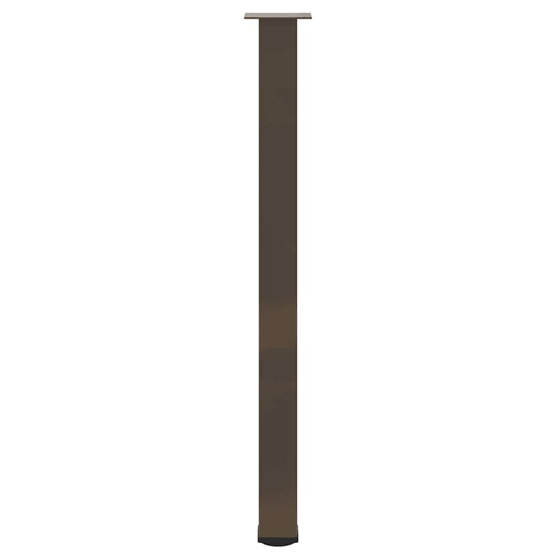 vidaXL 4 db natúr acél bárasztalláb 110-112 cm