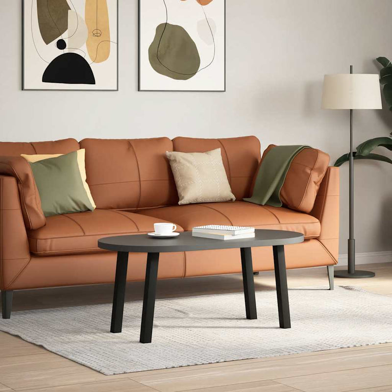 vidaXL 4 db fekete acél dohányzóasztal láb 30 cm