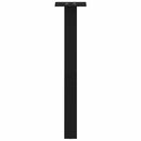 vidaXL 4 db fekete acél dohányzóasztal láb 30 cm