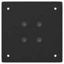 vidaXL 4 db fekete acél dohányzóasztal láb 30 cm