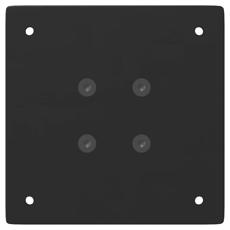 vidaXL 4 db fekete acél dohányzóasztal láb 30 cm