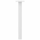 vidaXL 4 db fehér dohányzóasztal láb 30 cm acél