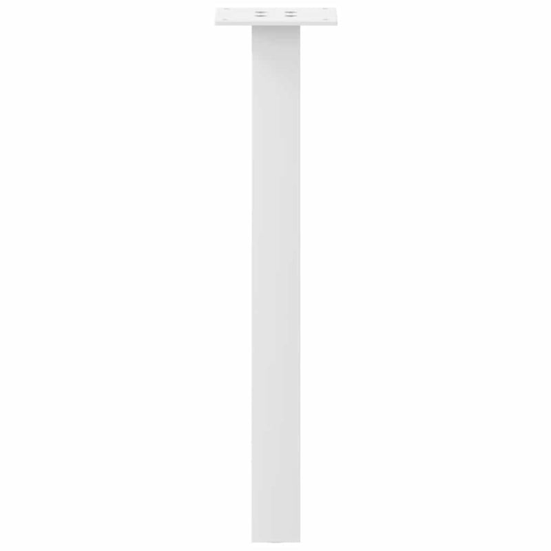 vidaXL 4 db fehér dohányzóasztal láb 30 cm acél