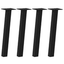 vidaXL 4 db fekete acél dohányzóasztal láb 42 cm