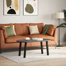 vidaXL 4 db fekete acél dohányzóasztal láb 42 cm