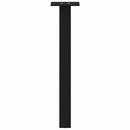 vidaXL 4 db fekete acél dohányzóasztal láb 42 cm