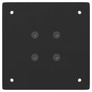 vidaXL 4 db fekete acél dohányzóasztal láb 42 cm