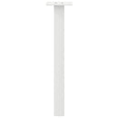 vidaXL 4 db fehér dohányzóasztal láb 42 cm acél