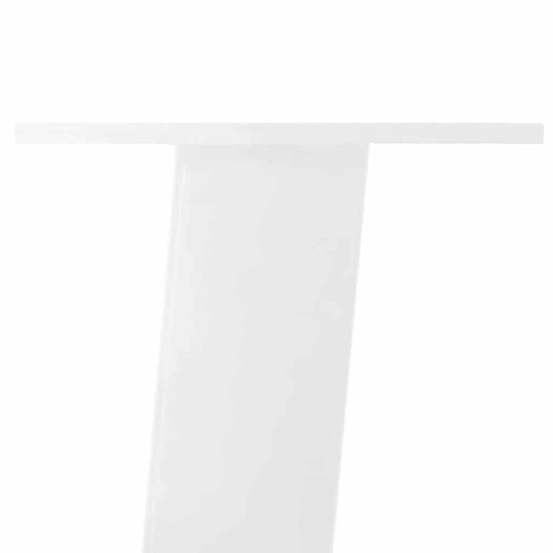 vidaXL 4 db fehér dohányzóasztal láb 42 cm acél