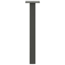 vidaXL 4 db antracitszürke acél dohányzóasztal láb 42 cm