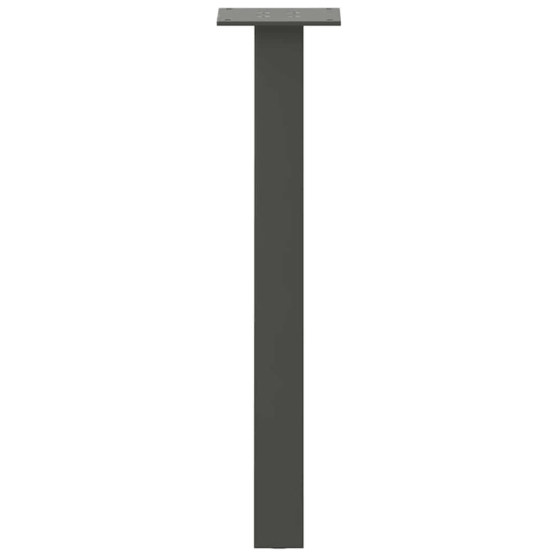 vidaXL 4 db antracitszürke acél dohányzóasztal láb 42 cm