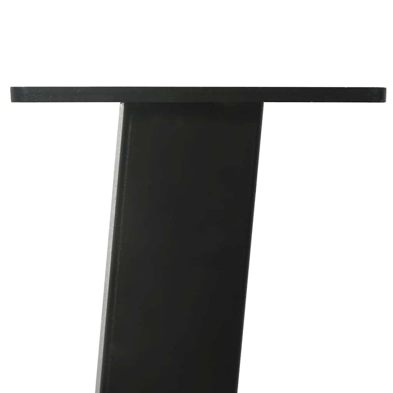 vidaXL 4 db fekete acél konzolasztal láb 72 cm