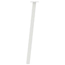 vidaXL 4 db fehér acél konzolasztal láb 72 cm