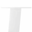 vidaXL 4 db fehér acél konzolasztal láb 72 cm