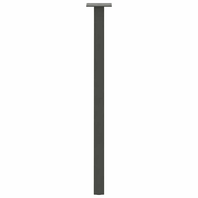 vidaXL 4 db antracitszürke acél konzolasztal láb 72 cm