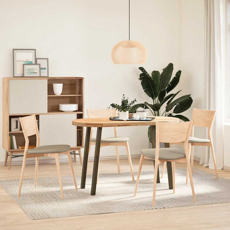vidaXL 4 db natúr acél konzolasztal láb 72 cm