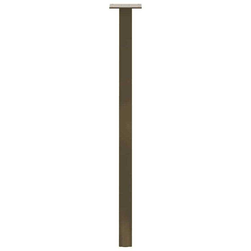 vidaXL 4 db natúr acél konzolasztal láb 72 cm