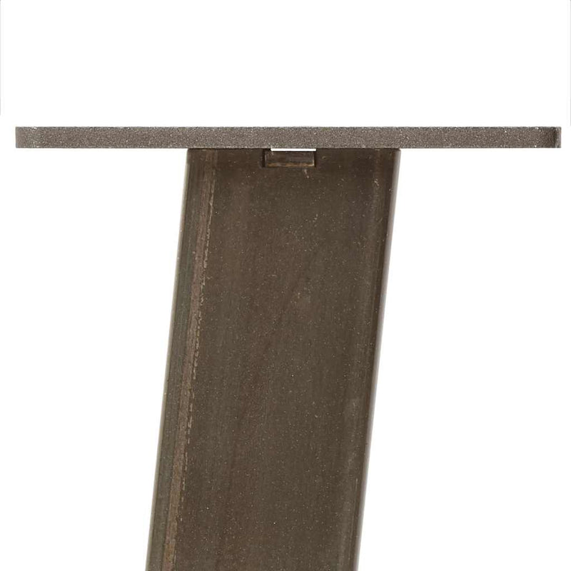 vidaXL 4 db natúr acél konzolasztal láb 72 cm