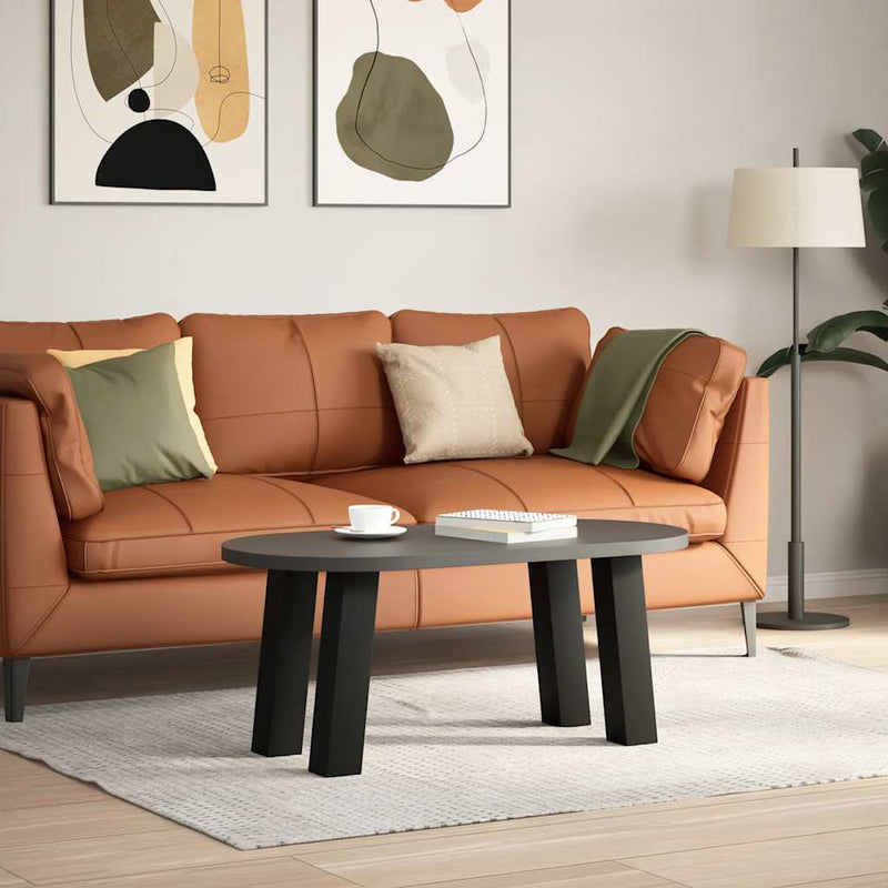 vidaXL 4 db fekete acél dohányzóasztal láb 42 cm