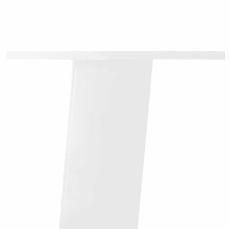 vidaXL 4 db fehér dohányzóasztal láb 42 cm acél