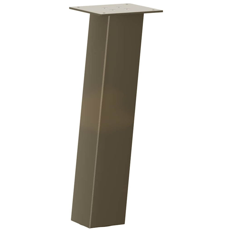vidaXL 4 db natúr acél dohányzóasztal láb 42 cm acél