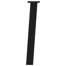 vidaXL 4 db fekete acél konzolasztal láb 72 cm