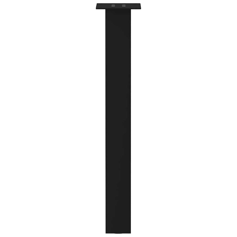 vidaXL 4 db fekete acél konzolasztal láb 72 cm