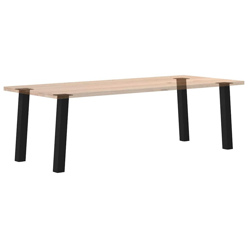 vidaXL 4 db fekete acél konzolasztal láb 72 cm