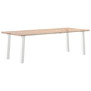 vidaXL 4 db fehér acél konzolasztal láb 72 cm