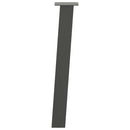 vidaXL 4 db antracitszürke acél konzolasztal láb 72 cm