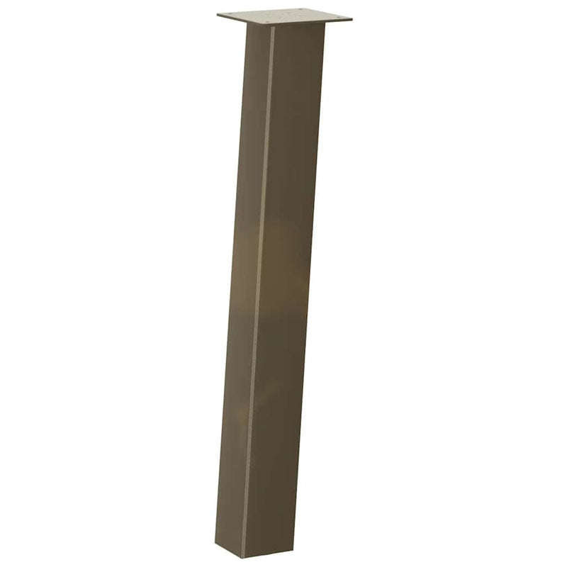 vidaXL 4 db natúr acél konzolasztal láb 72 cm