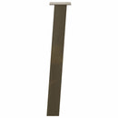 vidaXL 4 db natúr acél konzolasztal láb 72 cm