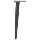 vidaXL 4 db antracitszürke kúpos alakú dohányzóasztal láb 30-31 cm acél