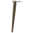 vidaXL 4 db kúpos alakú natúr acél dohányzóasztal láb 30-31 cm