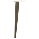 vidaXL 4 db kúpos alakú natúr acél dohányzóasztal láb 30-31 cm