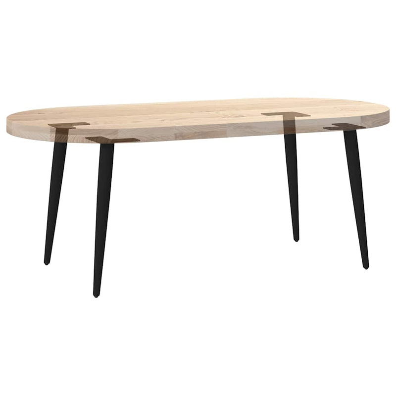 vidaXL 4 db kúpos alakú fekete dohányzóasztal láb 42-43 cm acél
