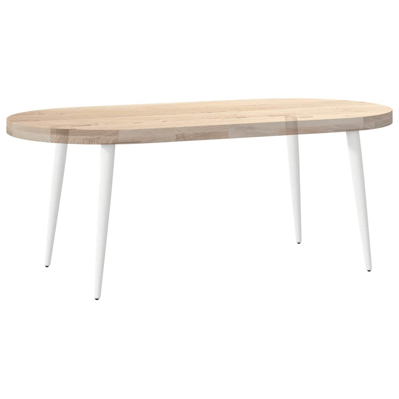 vidaXL 4 db kúpos alakú dohányzóasztal láb fehér 42-43 cm acél dohányzóasztal láb