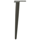 vidaXL 4 db antracitszürke kúpos alakú dohányzóasztal láb 42-43 cm acél