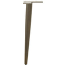 vidaXL 4 db kúpos alakú natúr acél dohányzóasztal láb 42-43 cm