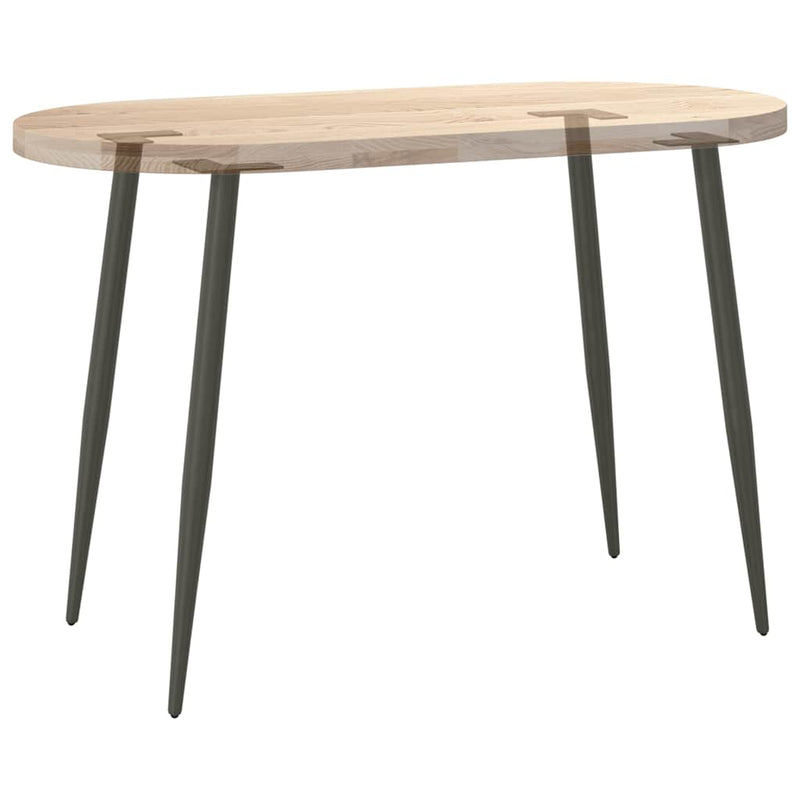 vidaXL 4 db antracitszürke kúpos alakú acél konzolasztal láb 72-73 cm