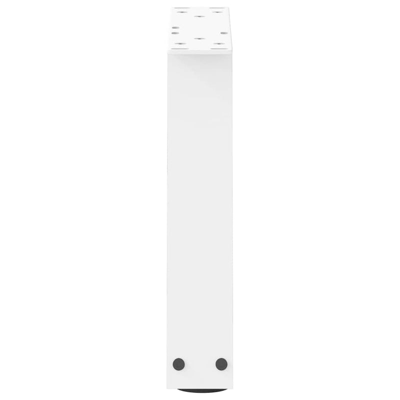 vidaXL 2 db fehér, V-alakú acél dohányzóasztal láb 30 x (30-31,3) cm