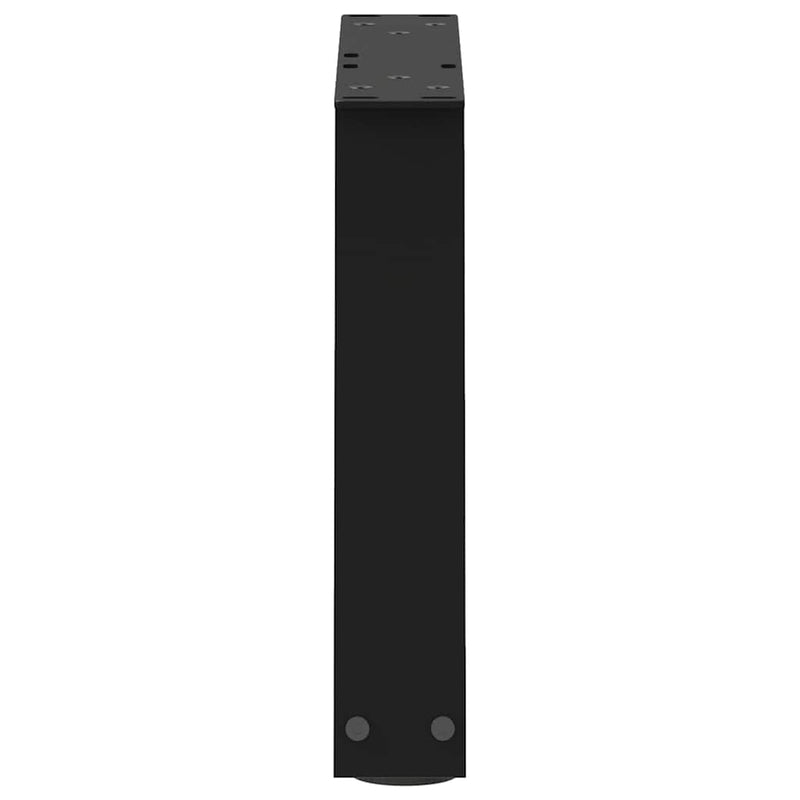 vidaXL 2 db fekete, V-alakú acél dohányzóasztal láb 40 x (30-31,3) cm