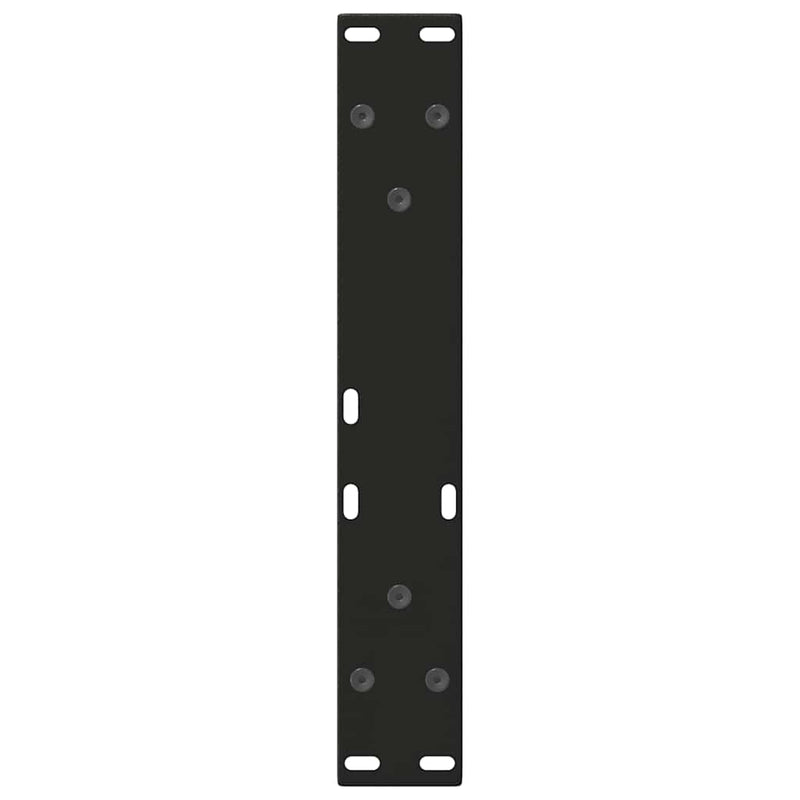 vidaXL 2 db fekete, V-alakú acél dohányzóasztal láb 40 x (30-31,3) cm