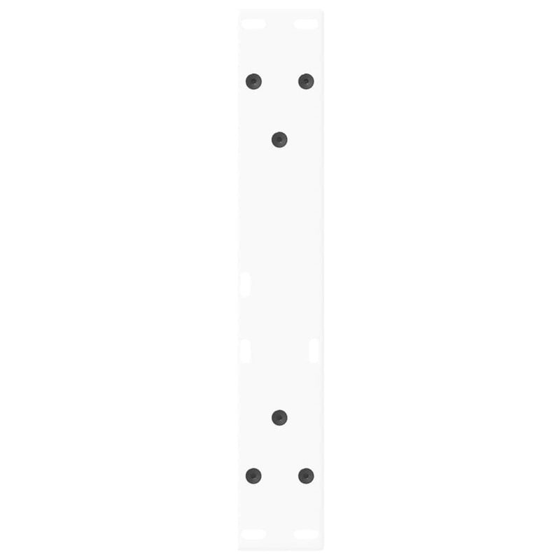 vidaXL 2 db fehér, V-alakú acél dohányzóasztal láb 40 x (30-31,3) cm