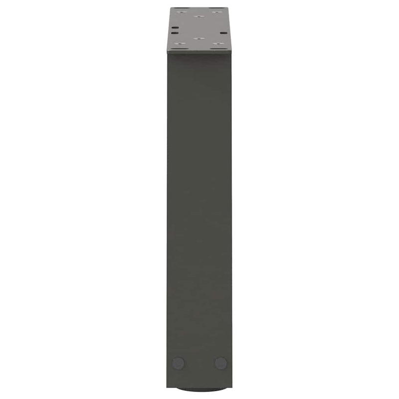 vidaXL 2 db antracitszürke, V-alakú acél dohányzóasztal láb 40 x (30-31,3) cm