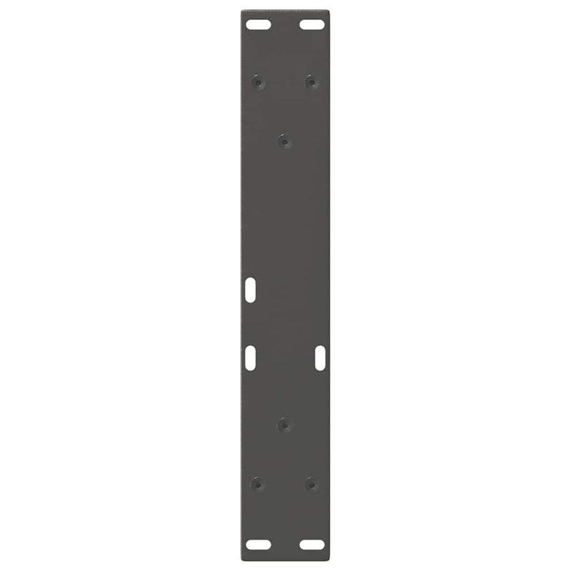 vidaXL 2 db antracitszürke, V-alakú acél dohányzóasztal láb 40 x (30-31,3) cm