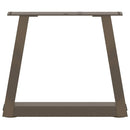 vidaXL 2 db V-alakú natúr acél dohányzóasztal láb 40 x (30-31,3) cm