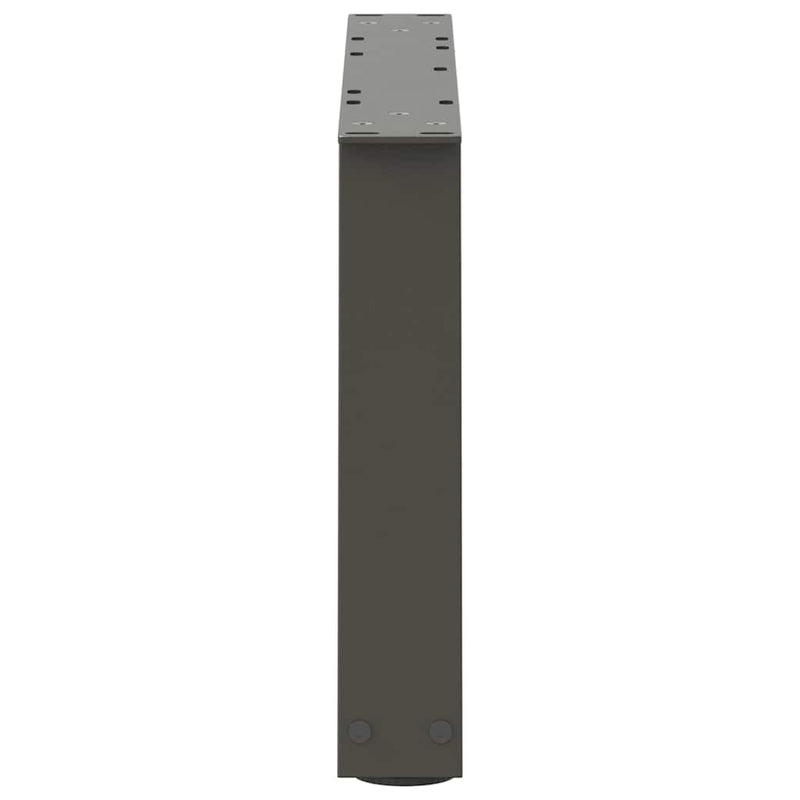 vidaXL 2 db antracitszürke, V-alakú acél dohányzóasztal láb 60 x (30-31,3) cm