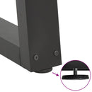 vidaXL 2 db antracitszürke, V-alakú acél dohányzóasztal láb 60 x (30-31,3) cm